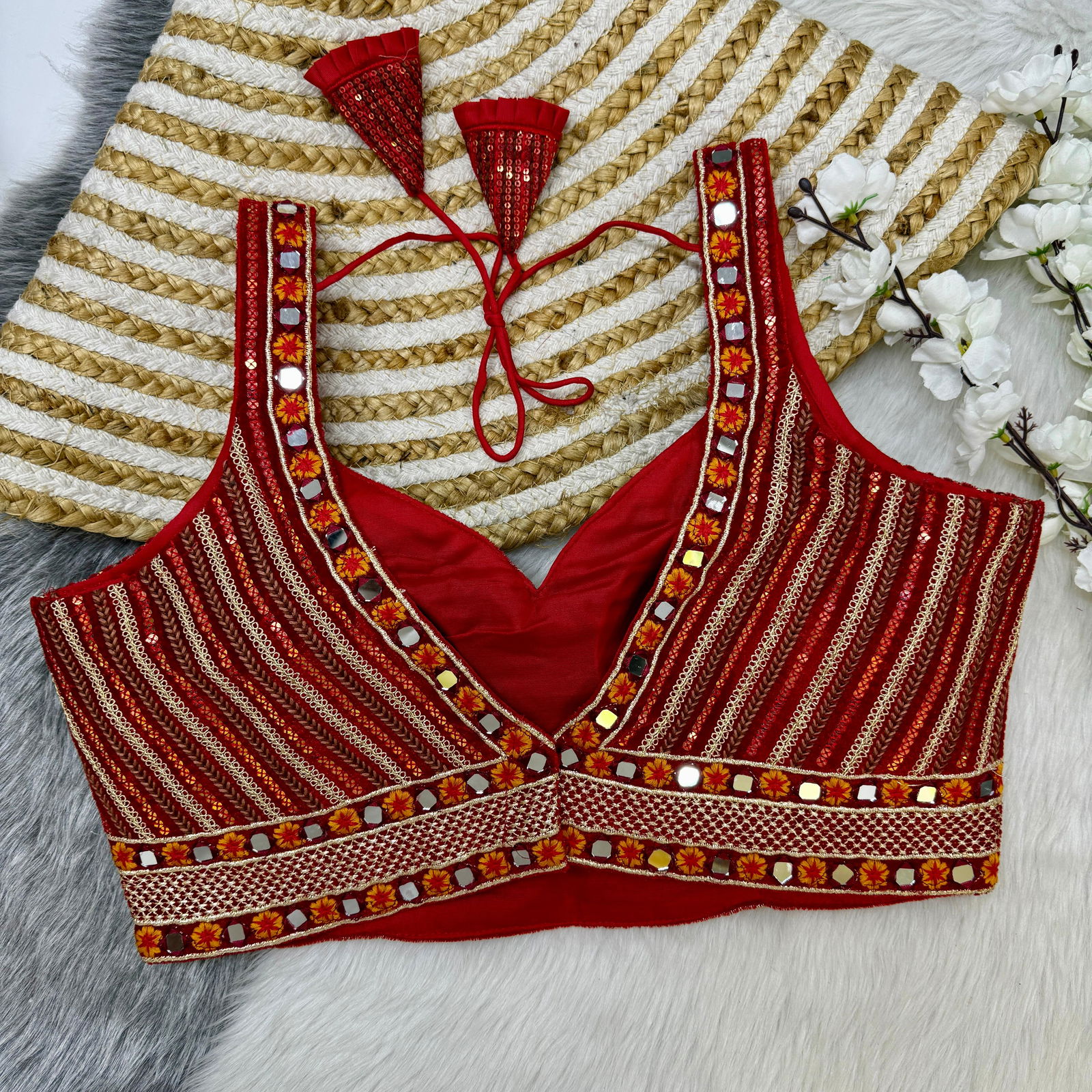 Rk Blouse Soft Velvet Designer Party Wear Sleeveless Blouse Wholesale Shop In Surat
